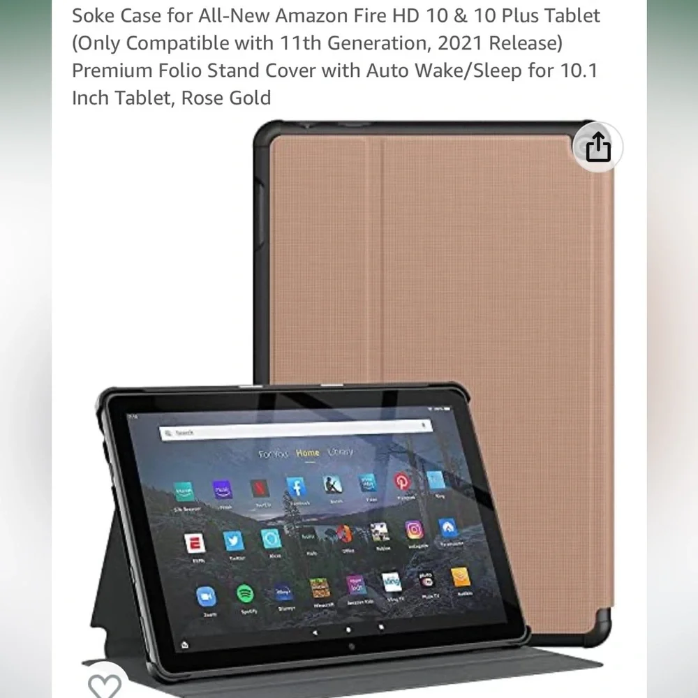 Soke Case for Amazon Fire HD 10 & 10 Plus Tablet